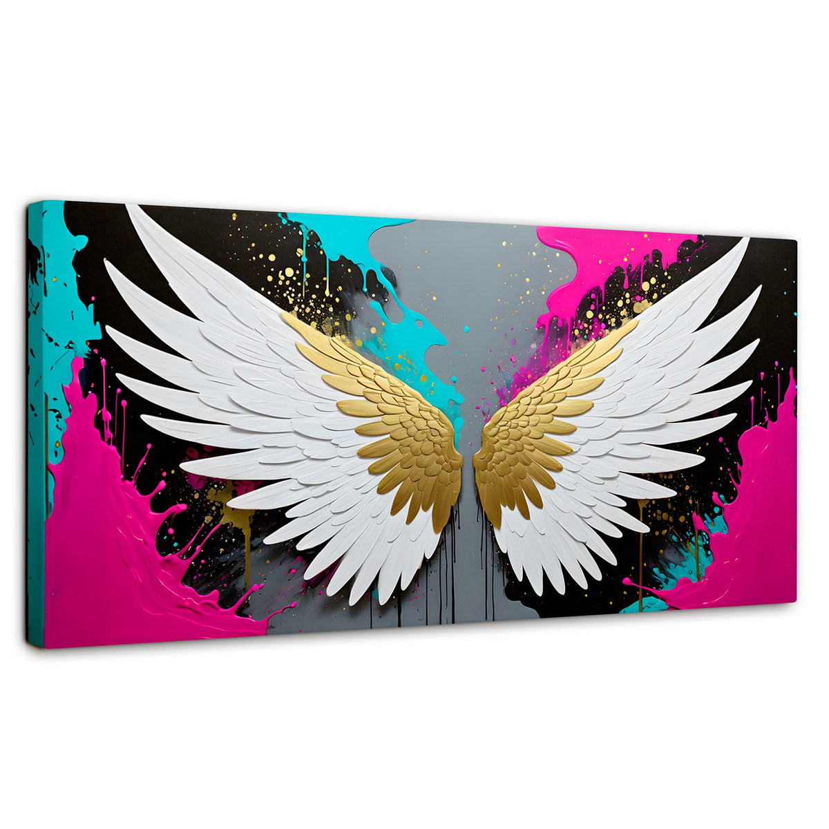 Cuadros Decorativos Canvas Revolution | Angel Protector | Panoramico | Portada | Marco SinMarco