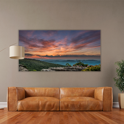 Sunset Over Layers