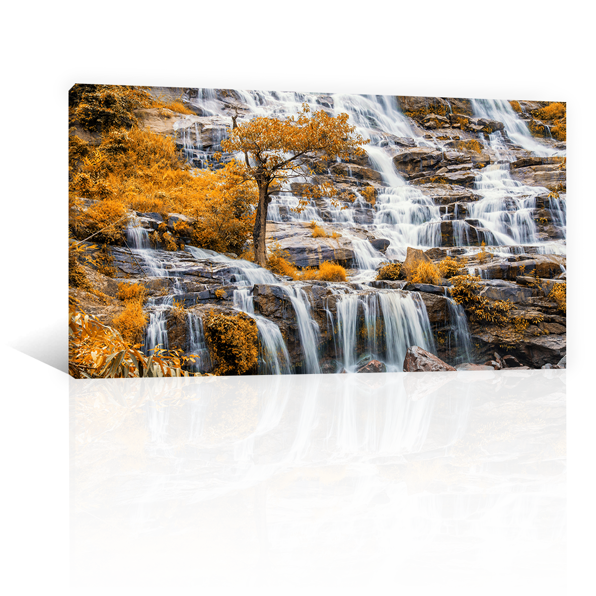 Cascada En Otoño