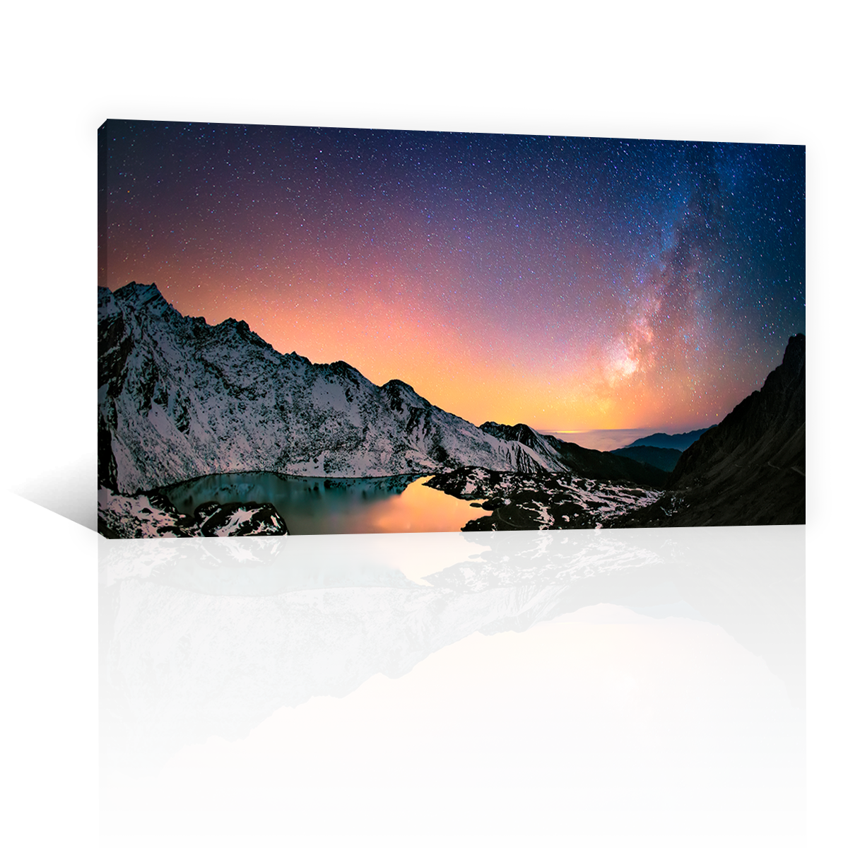 Montañas Bajo Via Lactea