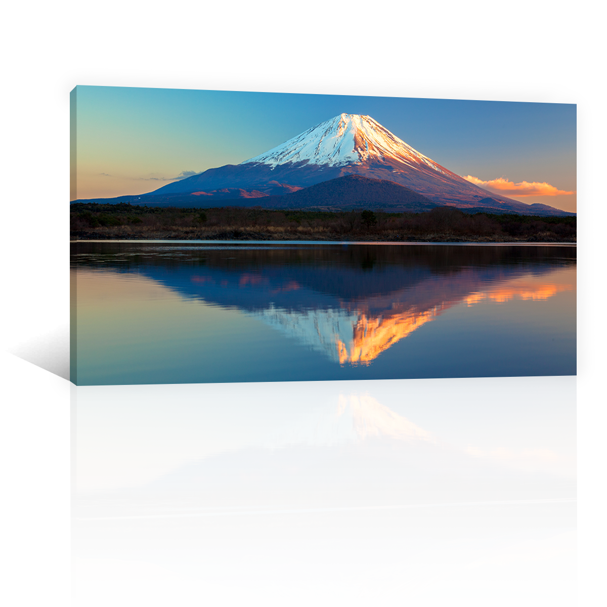Fuji Sobre Lago