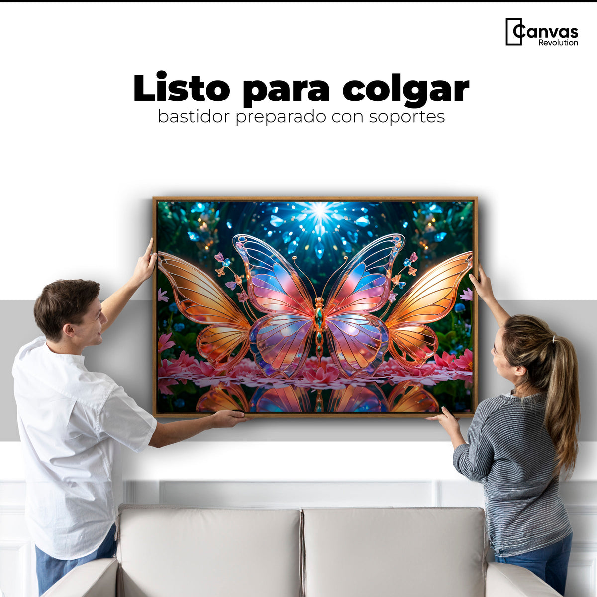 Cuadros Decorativos Canvas Revolution | Alas De Esplendor | Colgar