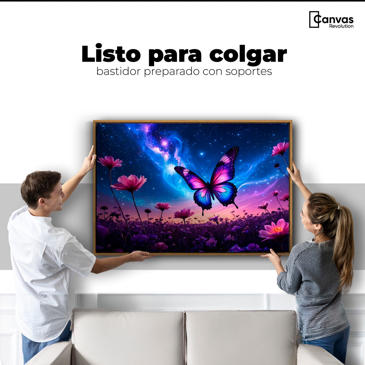 Cuadros Decorativos Canvas Revolution | Alas En El Silencio | Colgar