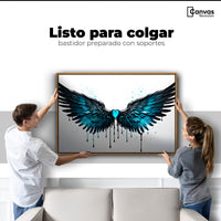 Cuadros Decorativos Canvas Revolution | Alas Piedra Angel | Colgar