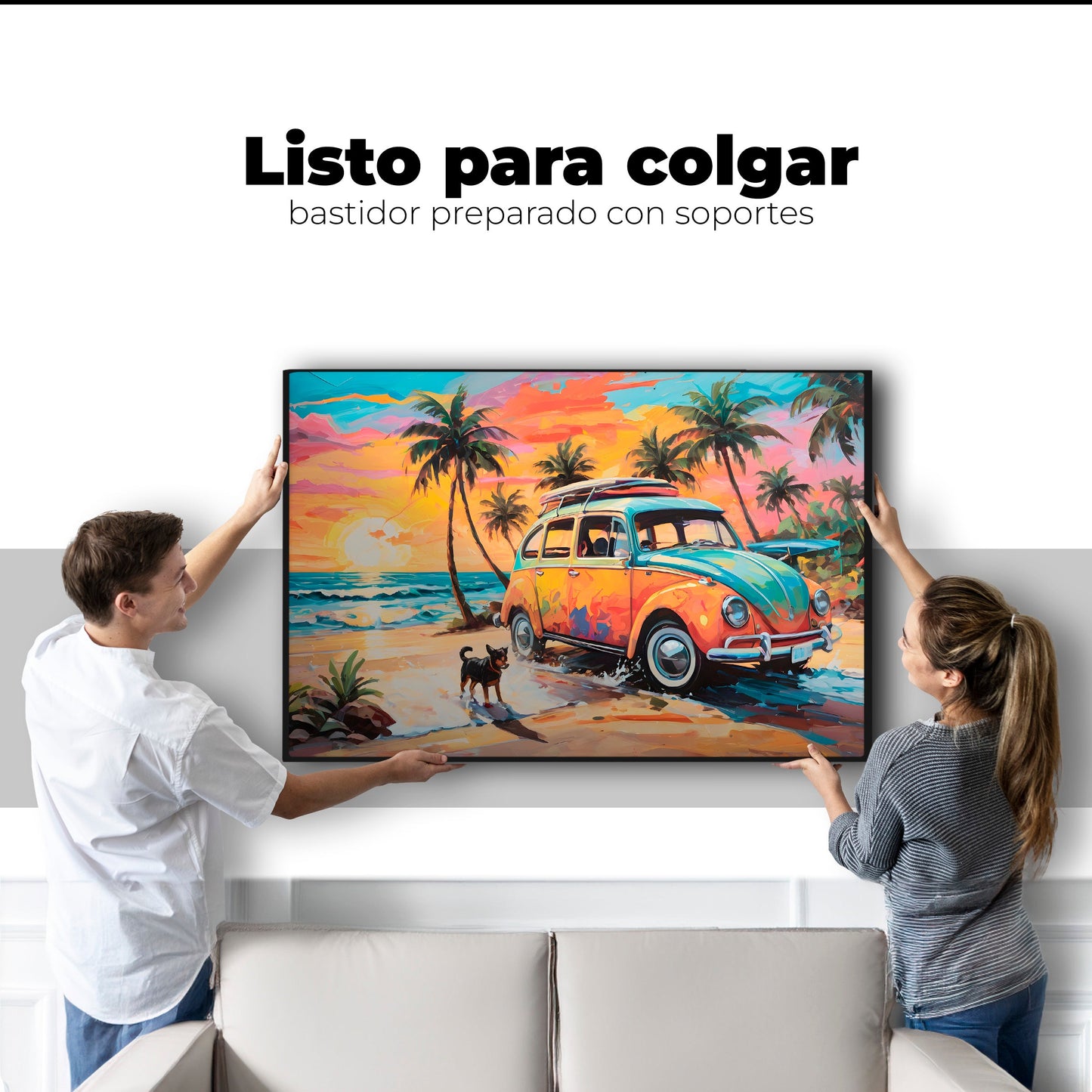 Cuadros Decorativos Canvas Revolution | Atardecer Fiel | Colgar