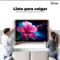 Cuadros Decorativos Canvas Revolution | Aura Hibisco Magico | Colgar
