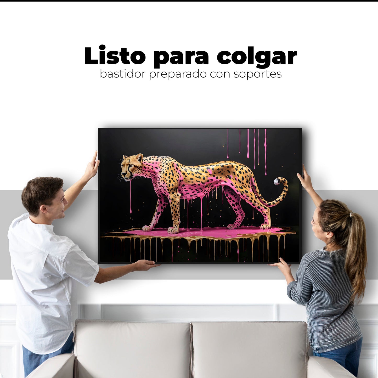 Cuadros Decorativos Canvas Revolution | Belleza Felina | Colgar