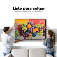 Cuadros Decorativos Canvas Revolution | Bodegon Con Uvas | Colgar