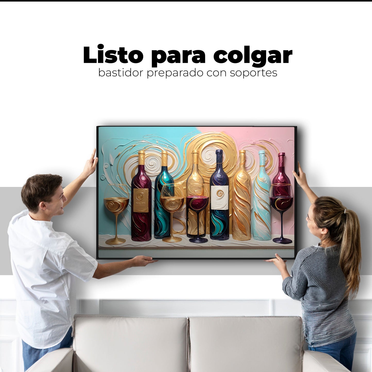 Cuadros Decorativos Canvas Revolution | Botella De Suenos | Colgar