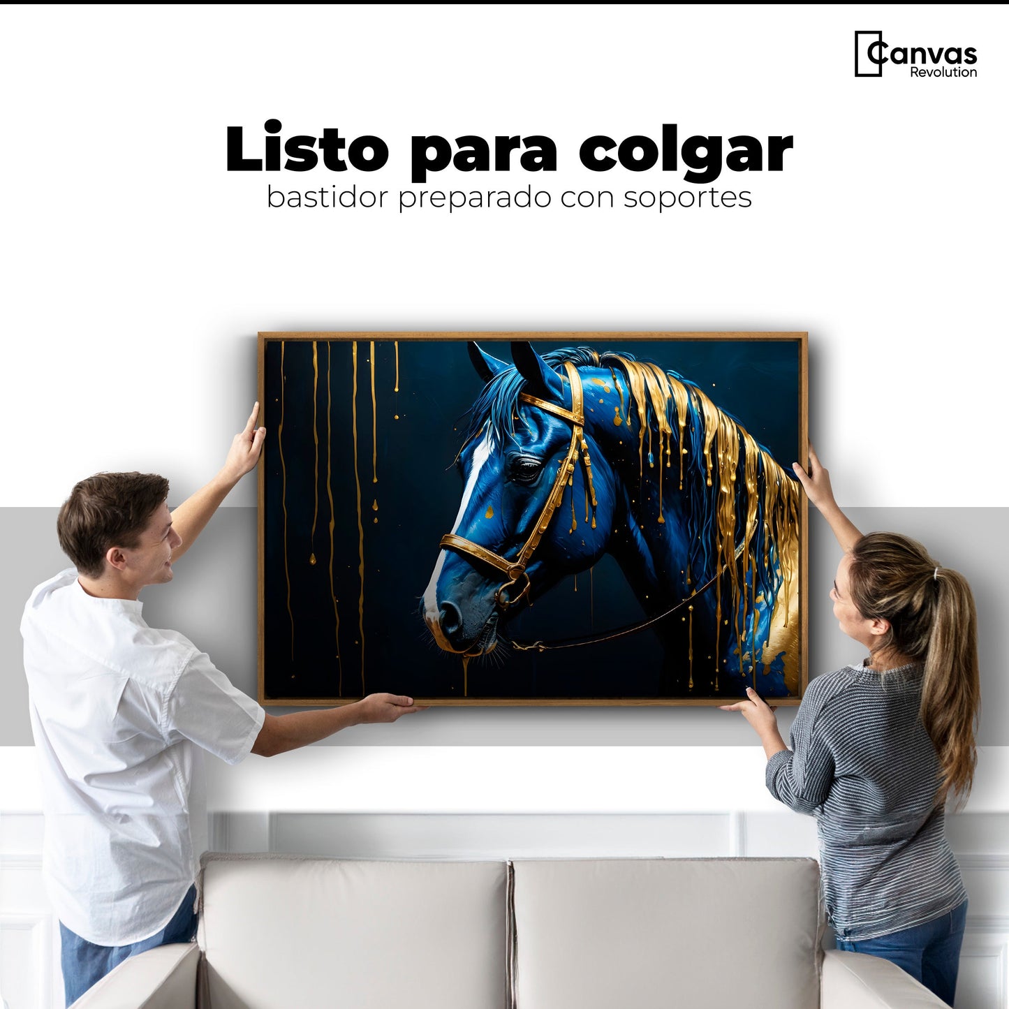 Cuadros Decorativos Canvas Revolution | Caballo Celestial | Colgar