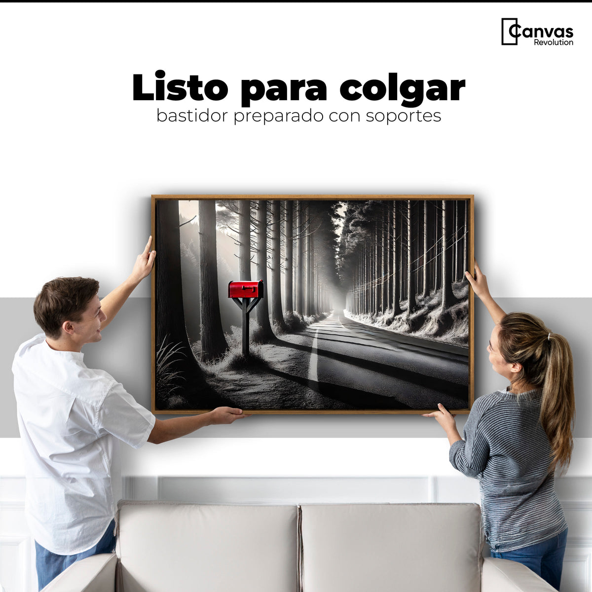 Cuadros Decorativos Canvas Revolution | Carta Al Viento | Colgar