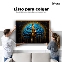 Cuadros Decorativos Canvas Revolution | Cerebro Luminoso | Colgar