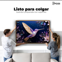 Cuadros Decorativos Canvas Revolution | Colibri Eterno | Colgar