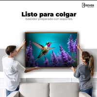 Cuadros Decorativos Canvas Revolution | Colibri Lavandas | Colgar