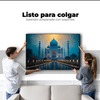Cuadros Decorativos Canvas Revolution | Estrellas Taj Mahal | Colgar