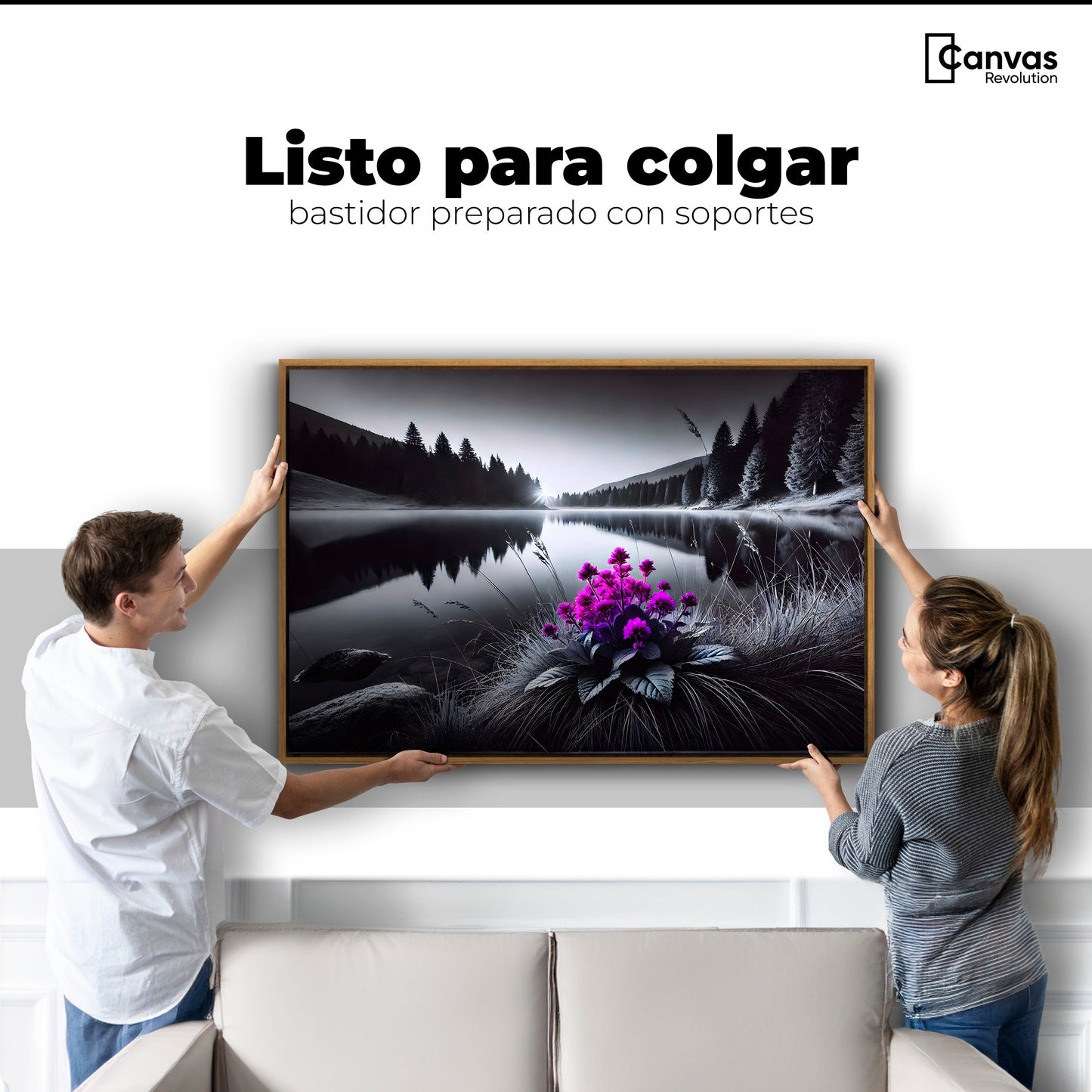 Cuadros Decorativos Canvas Revolution | Flores En El Agua | Colgar