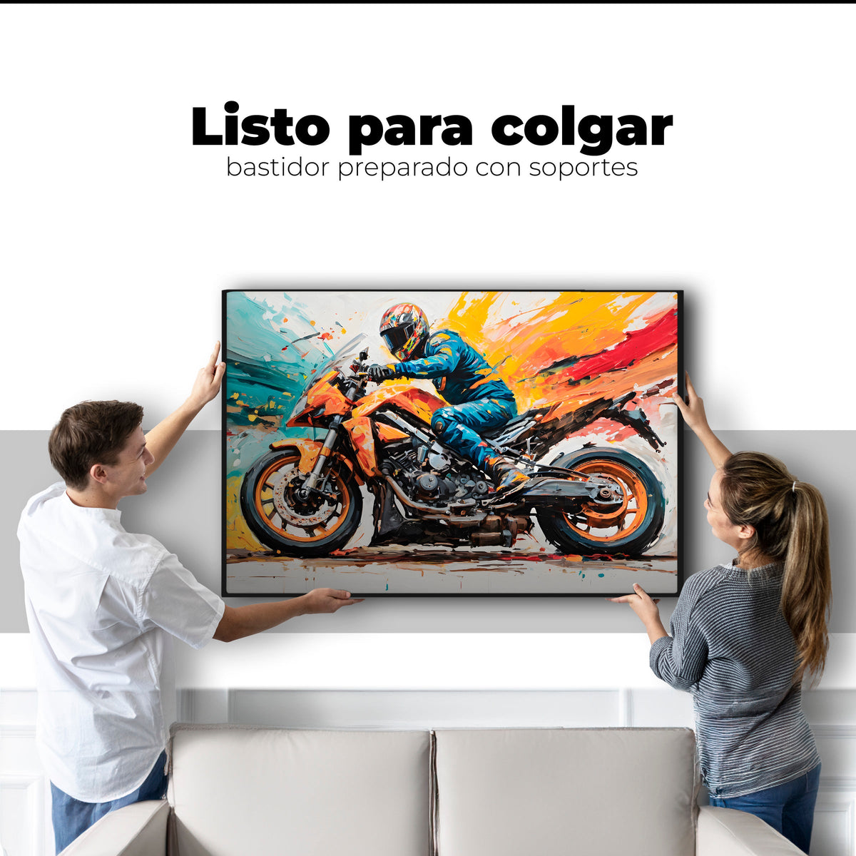 Cuadros Decorativos Canvas Revolution | Furia Motorizada | Colgar