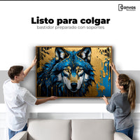 Cuadros Decorativos Canvas Revolution | Lobo Majestuoso | Colgar