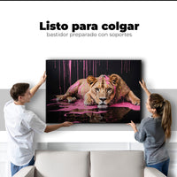 Cuadros Decorativos Canvas Revolution | Majestad Rosada | Colgar