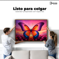 Cuadros Decorativos Canvas Revolution | Mariposa En El Alba | Colgar