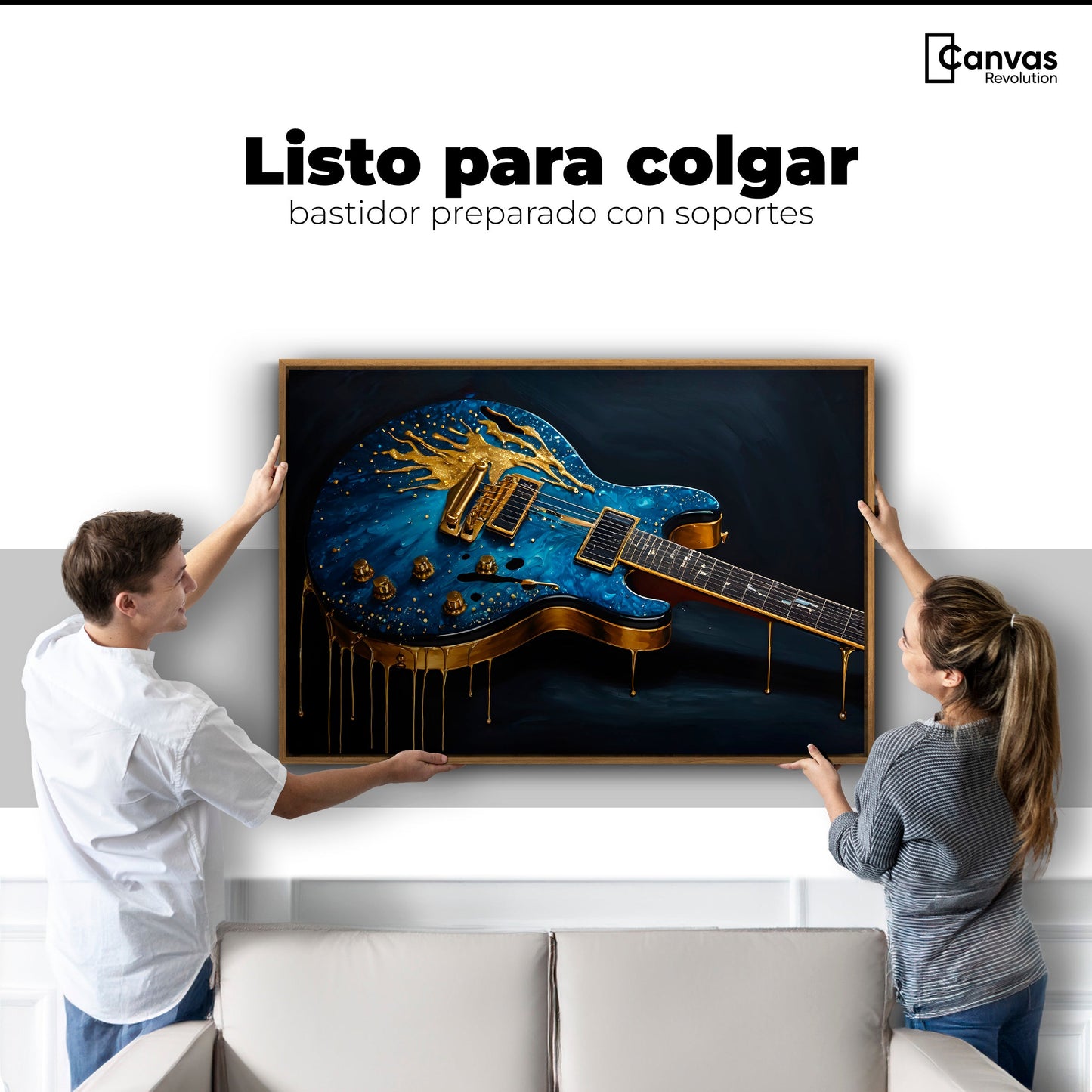 Cuadros Decorativos Canvas Revolution | Melodia Pintada | Colgar