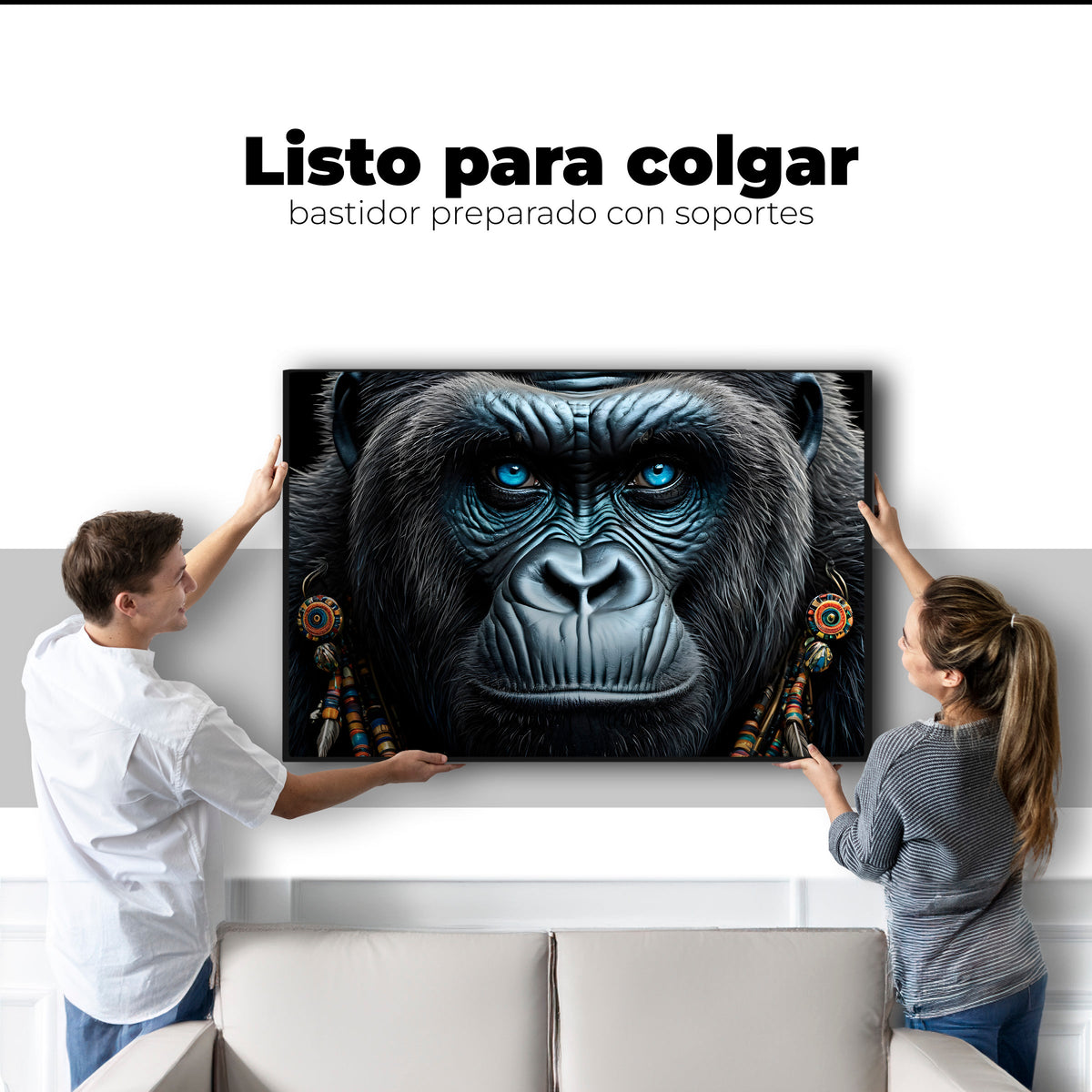 Cuadros Decorativos Canvas Revolution | Mirada Profunda | Colgar