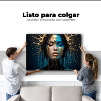 Cuadros Decorativos Canvas Revolution | Nocturno Dorado | Colgar