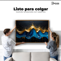 Cuadros Decorativos Canvas Revolution | Ondas Preciosas | Colgar