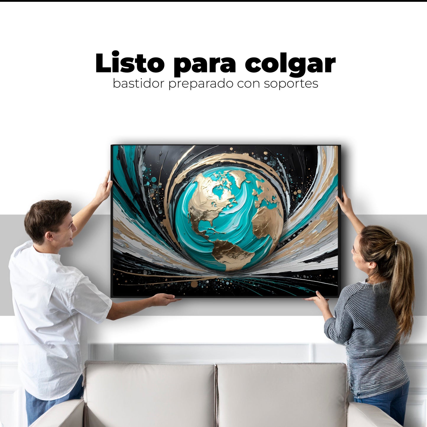 Cuadros Decorativos Canvas Revolution | Planeta En Calma | Colgar