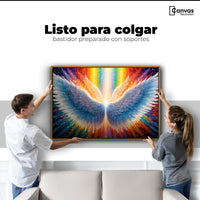 Cuadros Decorativos Canvas Revolution | Plumas De Luz | Colgar
