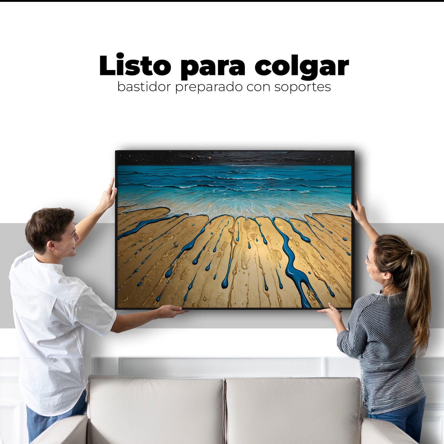 Cuadros Decorativos Canvas Revolution | Reflejos Estelares | Colgar