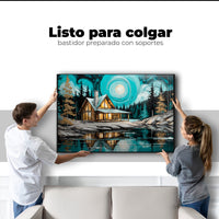 Cuadros Decorativos Canvas Revolution | Refugio Del Lago | Colgar