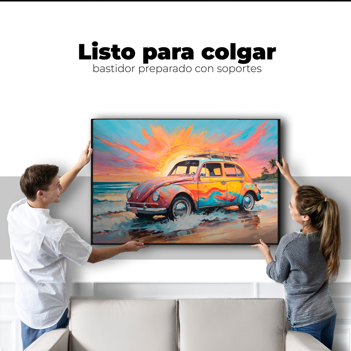 Cuadros Decorativos Canvas Revolution | Rodando Verano | Colgar