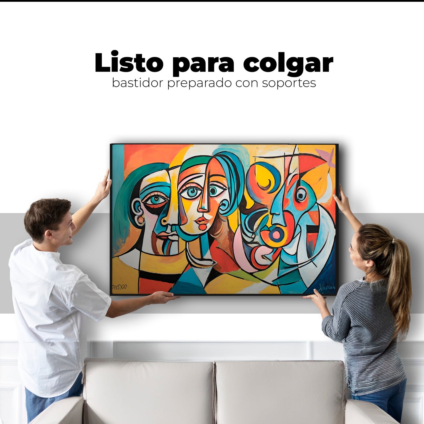 Cuadros Decorativos Canvas Revolution | Rostros Modernos | Colgar