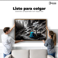 Cuadros Decorativos Canvas Revolution | Rumbo Al Bosque | Colgar