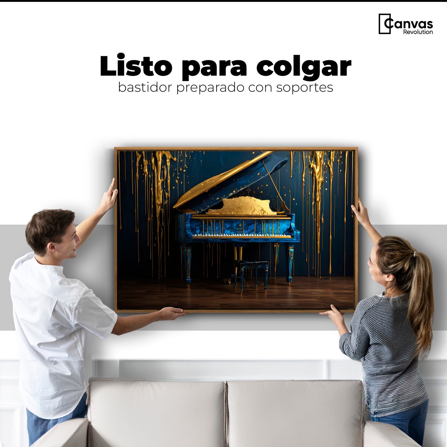 Cuadros Decorativos Canvas Revolution | Sinfonia Barroca | Colgar