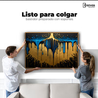 Cuadros Decorativos Canvas Revolution | Sinfonia Dorada | Colgar