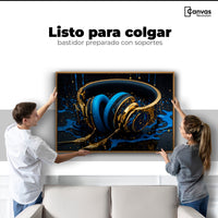 Cuadros Decorativos Canvas Revolution | Sinfonia Liquida | Colgar