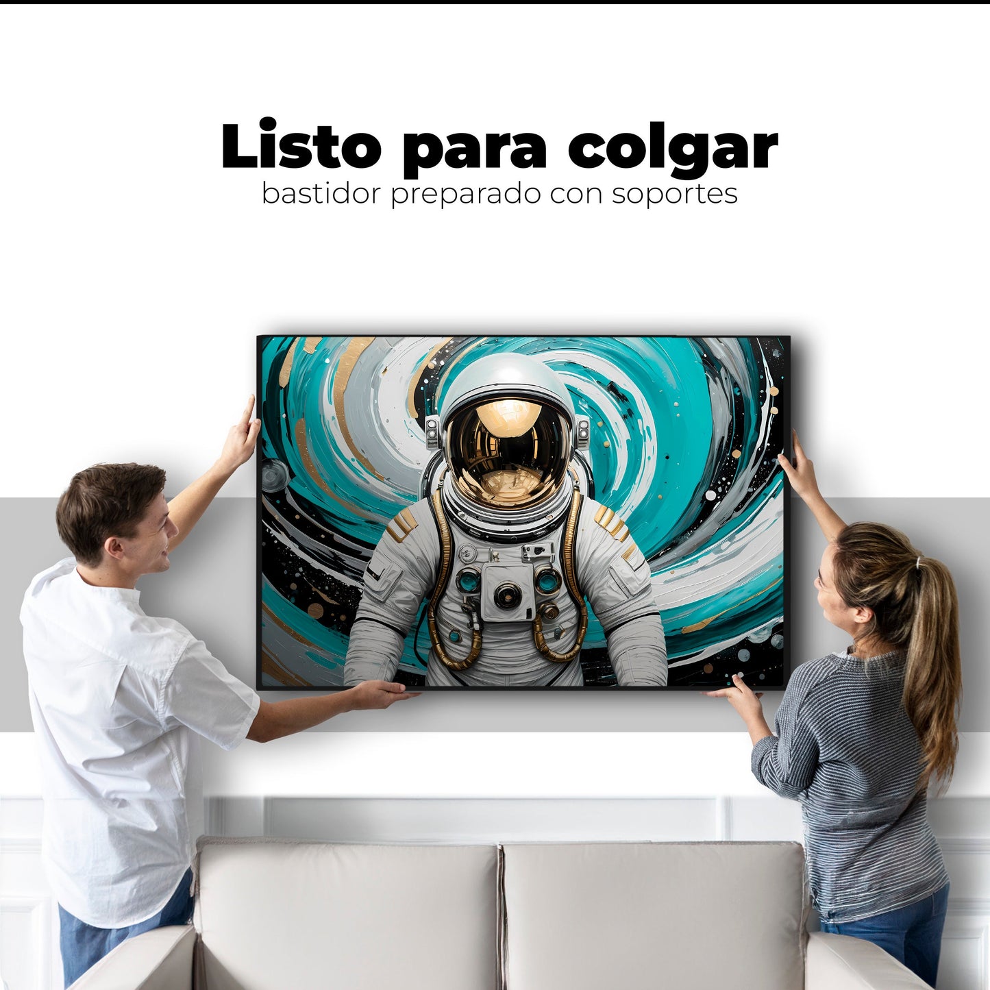Cuadros Decorativos Canvas Revolution | Sueno De Astronauta | Colgar