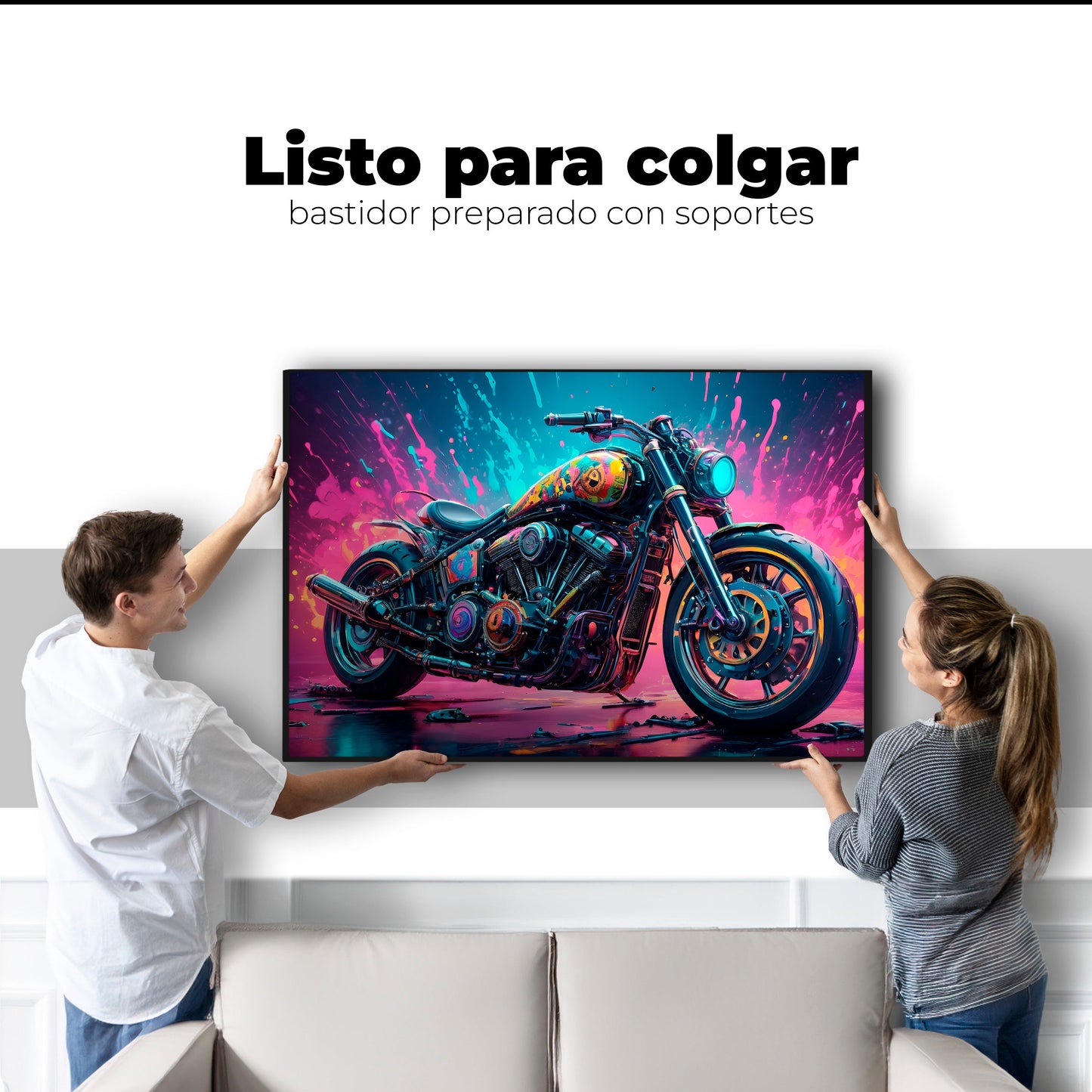 Cuadros Decorativos Canvas Revolution | Sueno Motorizado | Colgar
