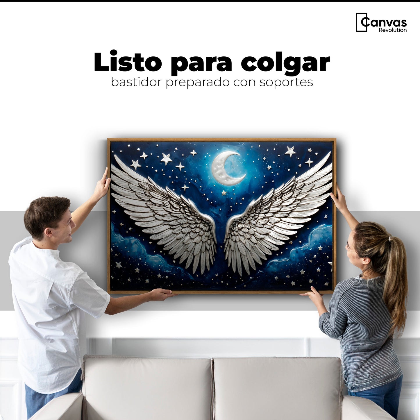 Cuadros Decorativos Canvas Revolution | Suenos Alados | Colgar