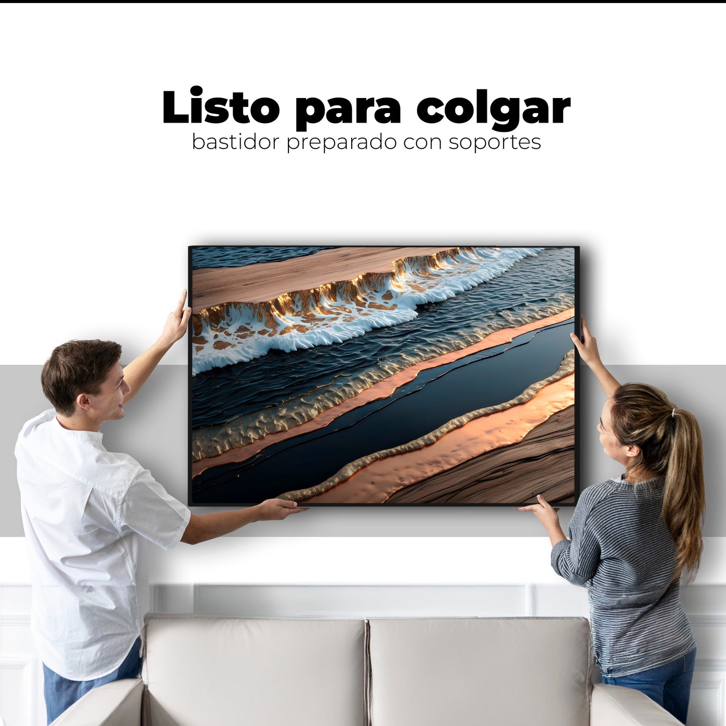 Cuadros Decorativos Canvas Revolution | Texturas Vibrantes | Colgar