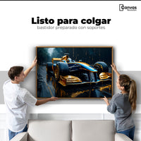 Cuadros Decorativos Canvas Revolution | Velocidad Tormenta | Colgar