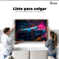 Cuadros Decorativos Canvas Revolution | Velocidad Vibrante | Colgar