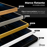 Cuadros Decorativos Canvas Revolution | Alas Azul Plata | ColoresMarco