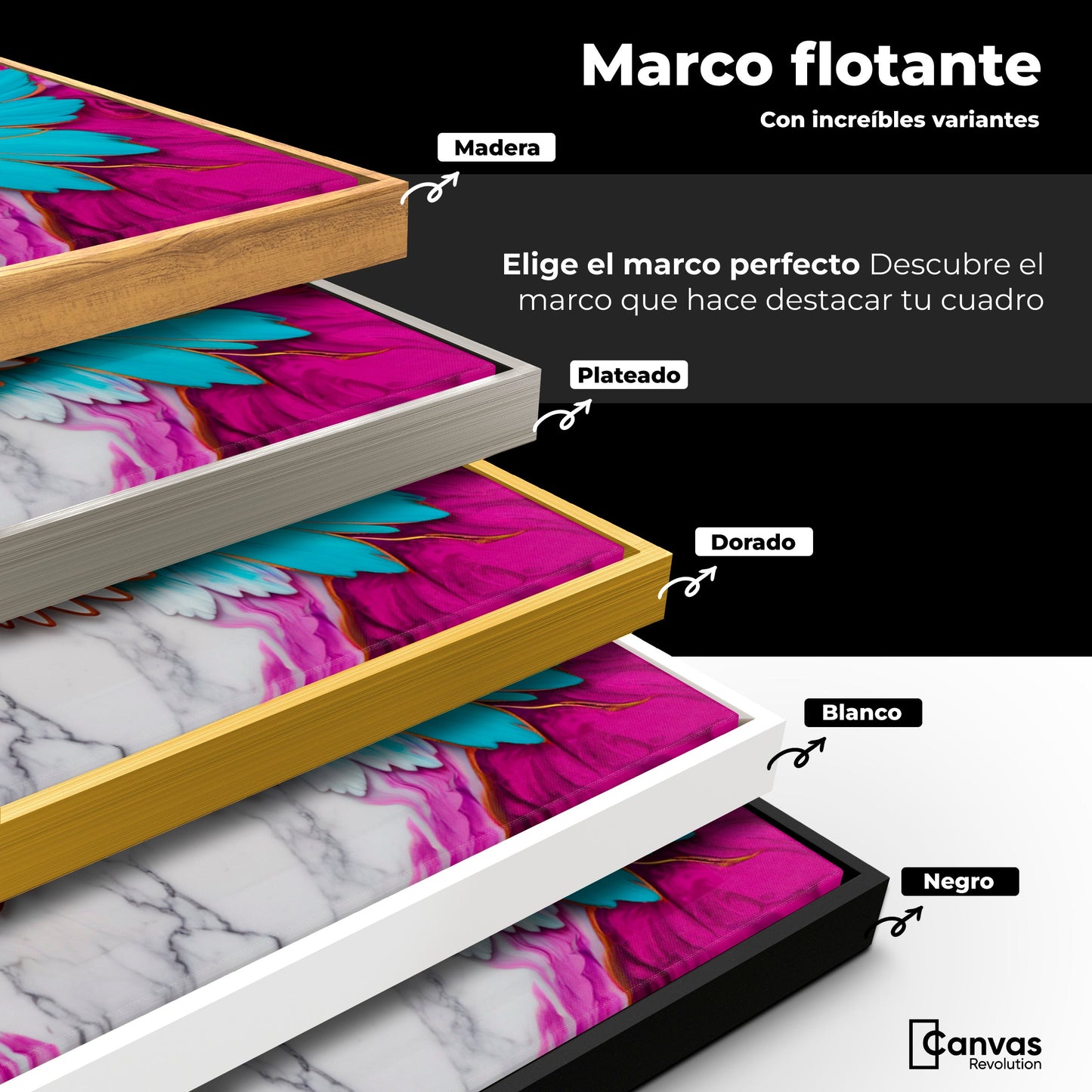 Cuadros Decorativos Canvas Revolution | Angel Vuelo Divino | ColoresMarco