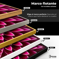 Cuadros Decorativos Canvas Revolution | Dalia Magenta Flor | ColoresMarco