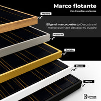 Cuadros Decorativos Canvas Revolution | Guitarra Dorada | ColoresMarco