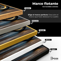 Cuadros Decorativos Canvas Revolution | Motocicleta Azul | ColoresMarco