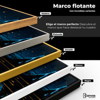 Cuadros Decorativos Canvas Revolution | Nocturno Dorado | ColoresMarco